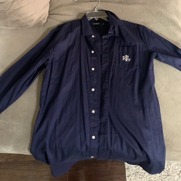 Ralph Lauren Long Button Down Shirt - Picture 1 of 4